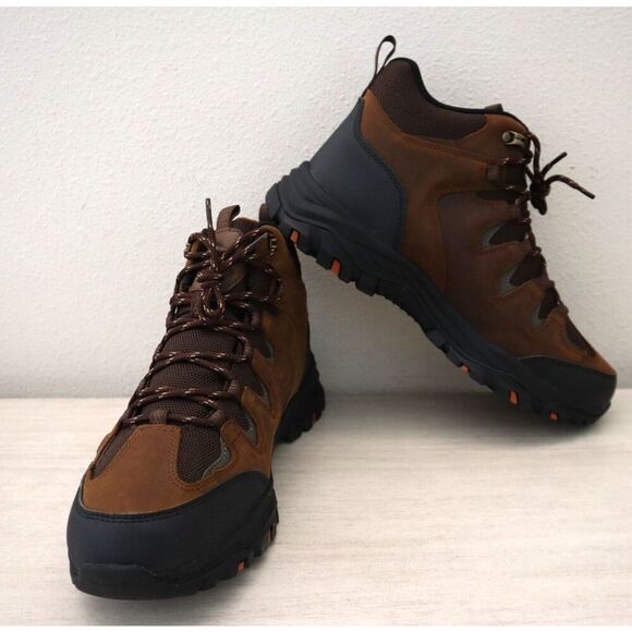 Skechers 204910/CDB Men's Sz 9.5M Dark Brown Rickter-Branson Hiking Boots - Picture 2 of 12